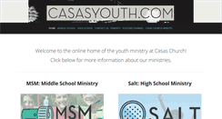 Desktop Screenshot of casasyouth.com